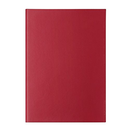 Oats® Coque - Apple iPad Air 2 Etui Housse de Protection Case Cover Bumper Sleeve en cuir véritable - Rouge