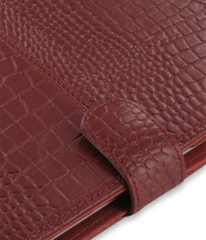 PDair BX1 Red Crocodile Pattern Leather Case for Apple New MacBook Air 2011 11"