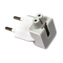 Fiche de secteur connecteur UE pour iPhone iPod iPad Mac chargeur adaptateur 2 Pin Slip-On