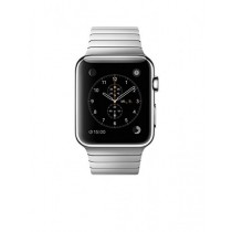 Apple Watch Montre connectée avec boîtier en acier inoxydable de 42 mm et bracelet à maillons