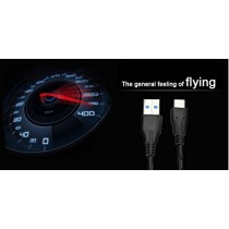 ShineZone Tpye C Câble pour MacBook 12, Haute-Vitesse, Transférer les Données Câble Type C (USB-C) vers USB 3.0 1*Mètre (Noir)