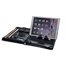 iCarryAlls Padfolio Organiseur Exécutif avec Béquille pour 12.9 inch iPad Pro,Noir