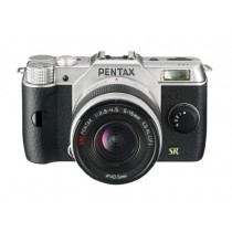 Pentax Q7 Appareil photo hybride 3" (7,62 cm) 12 Mpix Argent + Objectif 5 - 15 mm