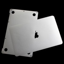 Argent Shell Film de protection pour MacBook Air avant et arrire