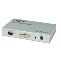 Lindy 38064  Single Link Kit Extendeur Fibre optique DVI-D 5000 m Gris