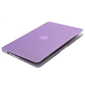 ineway Mat Surface Étui Coque rigide en caoutchouc avec protection d'écran pour Apple MacBook Air 33,8 cm (A1466 et A1369), 33,8 cm Air, couleur unique, plastique, NC-Purple, Mac 13.3 AIR case